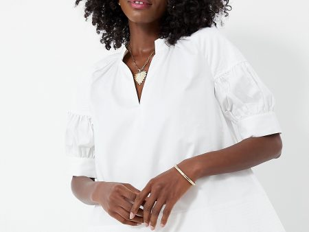 White Ruthie Blouse For Cheap