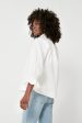 White Franka Long Sleeve Top Sale