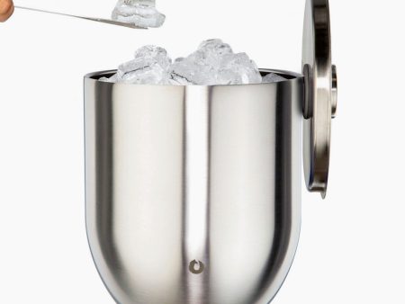 Original Stainless Steel Ice Bucket with Lid and Tongs Supply