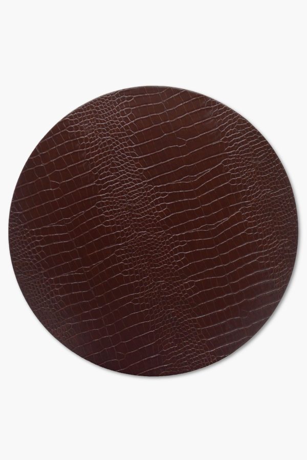 Brown Embossed Placemat For Cheap