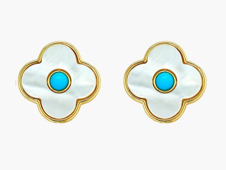 Turquoise Angelina Stud Fashion