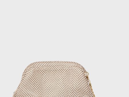 White Opal Diamante Doris Micro Clutch Online Hot Sale