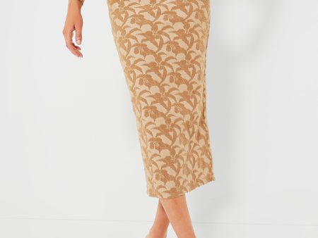 Taupe Augustine Pencil Skirt Online now