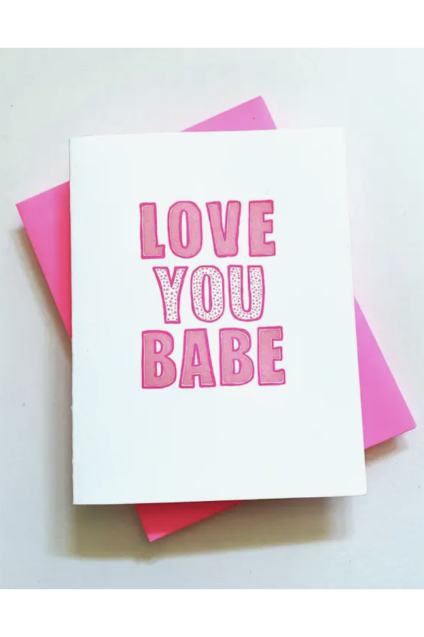 Richie Single Valentine s Day Card - Love You Babe on Sale