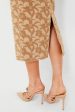 Taupe Augustine Pencil Skirt Online now