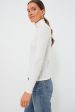 Antique White Lexi Rib Turtleneck For Sale