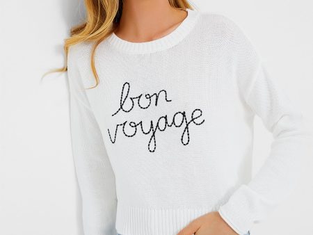 White Bon Voyage Sienna Sweater Sale