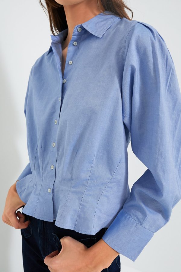 Blue Oxford The Honor Top Cheap