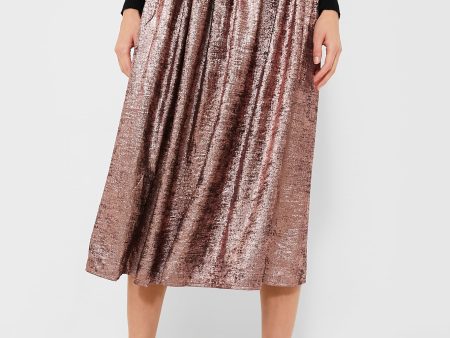 Rose Gold The Viola Skirt Online Hot Sale