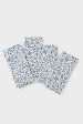 Indigo Confetti Printed Napkins Set of 4 Discount