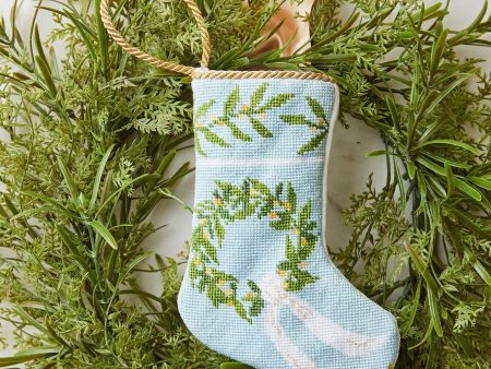 Fig and Dove Warm Welcome Wreath Mini Stocking Online