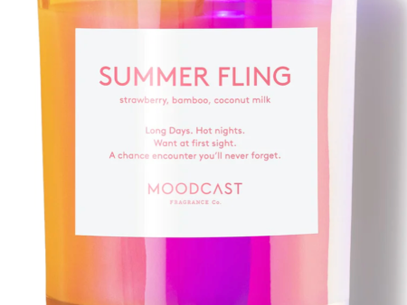 SIDEWALK SALE ITEM - Moodcast Candle - Summer Fling Hot on Sale