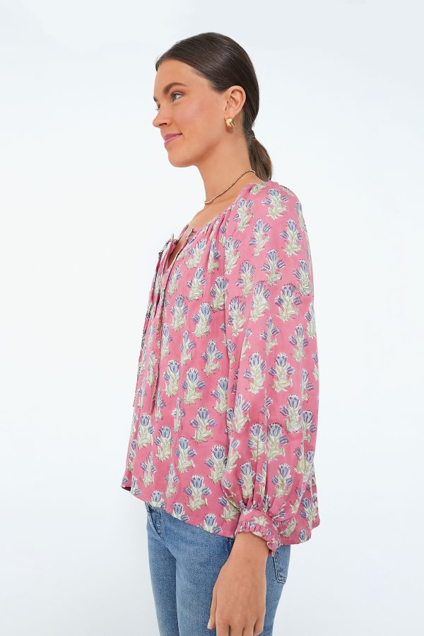 Bell Flower Satin Lucy 2 Blouse Supply