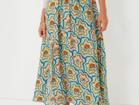 Tea Time Flower Tucker Skirt on Sale