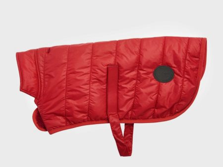 Wine Quilted Dog Coat Online Sale