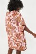 Sunset Chintz Terrycloth Coverup For Sale