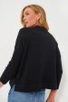 Black Clayton Long Sleeve Knit Polo on Sale