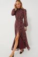 Akina Wine Jacqui B Dress Discount