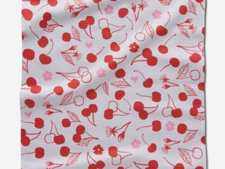 Geometry Kitchen Tea Towel - Cute Cherry Online