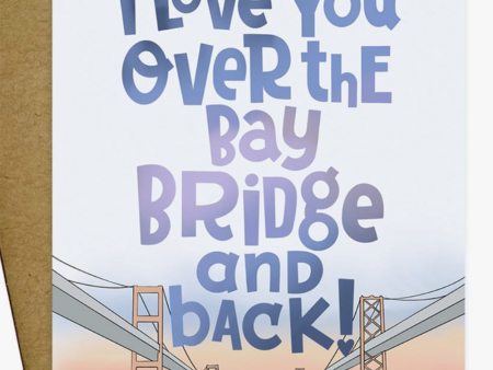 MM Single Valentine s Day Card - Over the Bay Bridge Sale