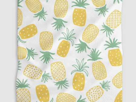 Geometry Kitchen Tea Towel - Pineapple Love Cheap