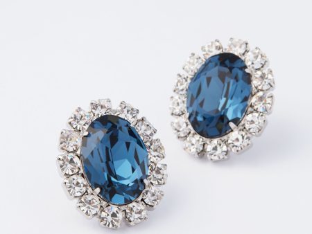 Sapphire Diana Stud Earrings Fashion