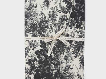 Noir Cypress Toile Tablecloth For Sale