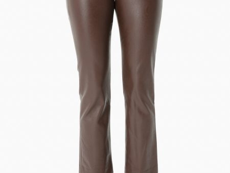 Brown Leather Ashford Pants on Sale