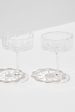 Clear Wave Coupes (Set of 2) For Sale