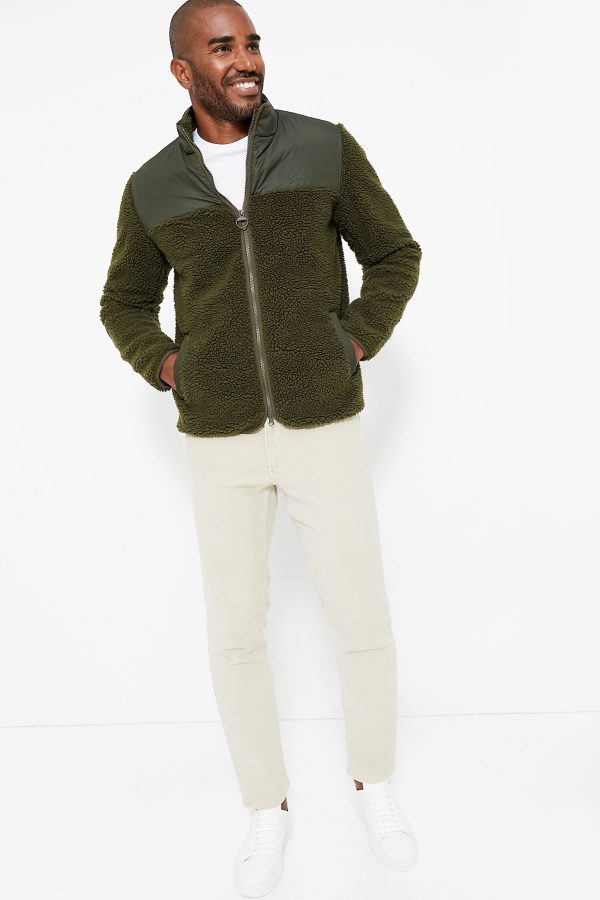 Olive Hobson Fleece Jacket on Sale