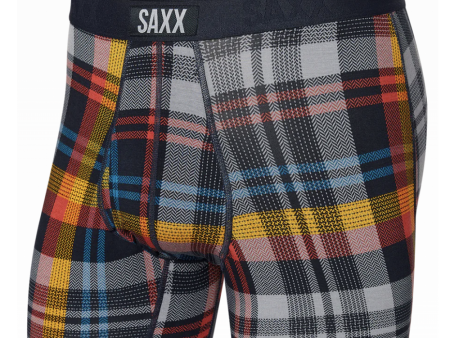 SIDEWALK SALE ITEM - Ultra Boxer Brief - Multi Free Fall Plaid For Discount