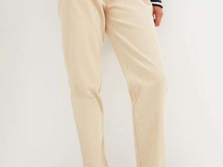 Almond Milk Rugged Corduroy Boy Pant on Sale