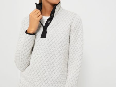 White and Black Corbet Reversible Pullover Hot on Sale