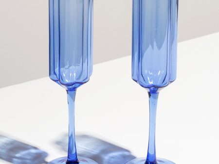 Blue Wave Flutes (Set of 2) Online