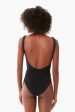 Black Nile Square Neck One Piece Fashion