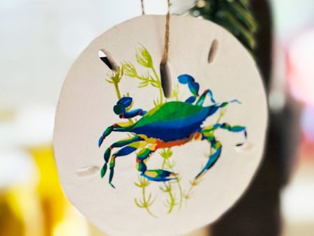 Funky Ornament - Blue Crab Sand Dollar Online