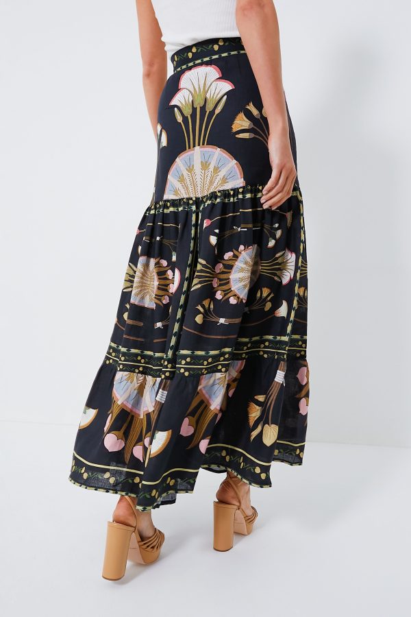 Black Cassia Skirt Hot on Sale