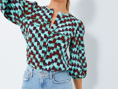 Subway Tile Finley Blouse Online