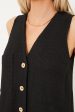 Black Textured Myla Romper Fashion