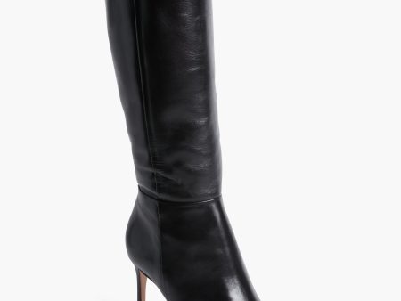 Black Mikki Up Boots For Discount