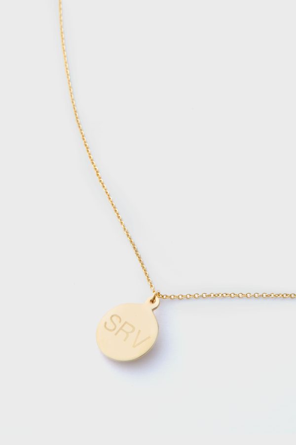 14k Circle Pendant Charm Online now