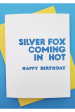 Richie Single Birthday Card - Silver Fox Fashion