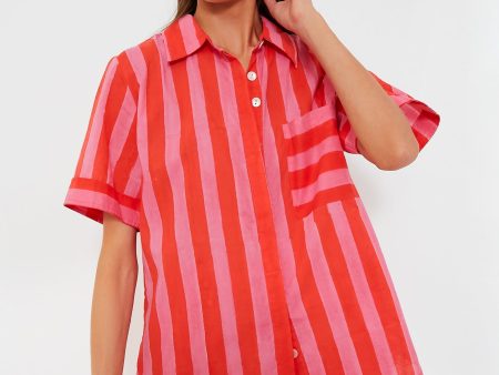 Bubblegum Stripe Cally Set For Cheap