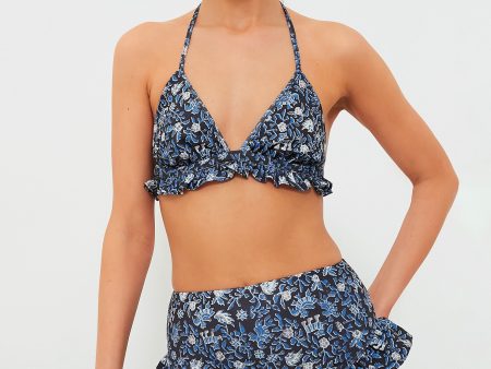 Multi Maria Printed Bikini Top Online Hot Sale