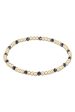 EN Sincerity Gold Pattern Bracelet - Faceted Onyx on Sale