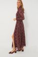 Akina Wine Jacqui B Dress Discount