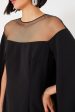 Black Estelle Cape Dress Online Sale