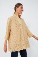 Tan Lace Willow Blouse Cheap