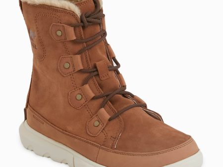 Tan Velvet Explorer II Joan Boots Hot on Sale