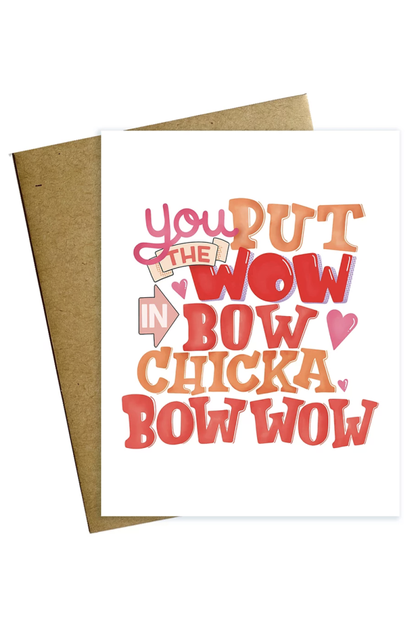 MM Single Valentine s Day Card - Bow Chicka Supply